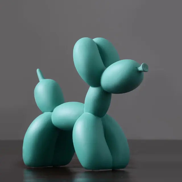 Matte Color Balloon Dog Statue