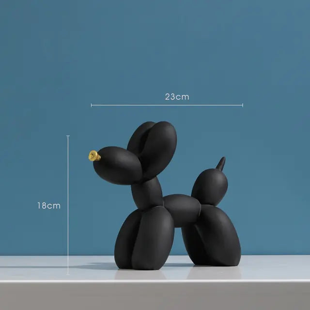 Matte Color Balloon Dog Statue