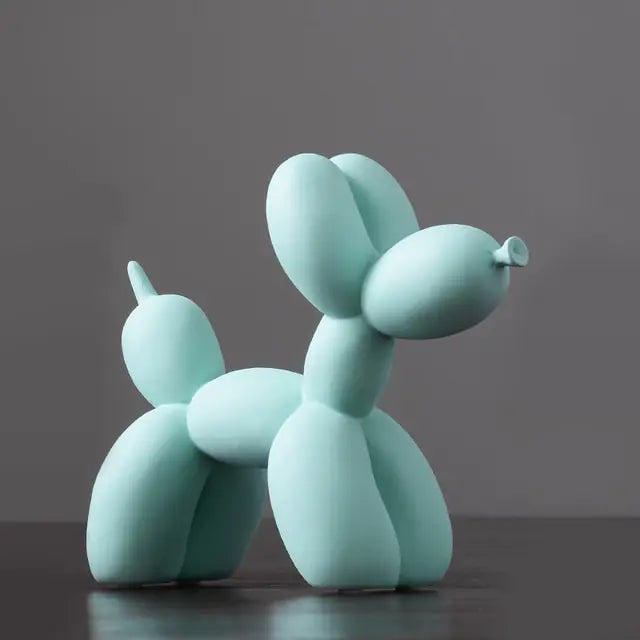 Matte Color Balloon Dog Statue