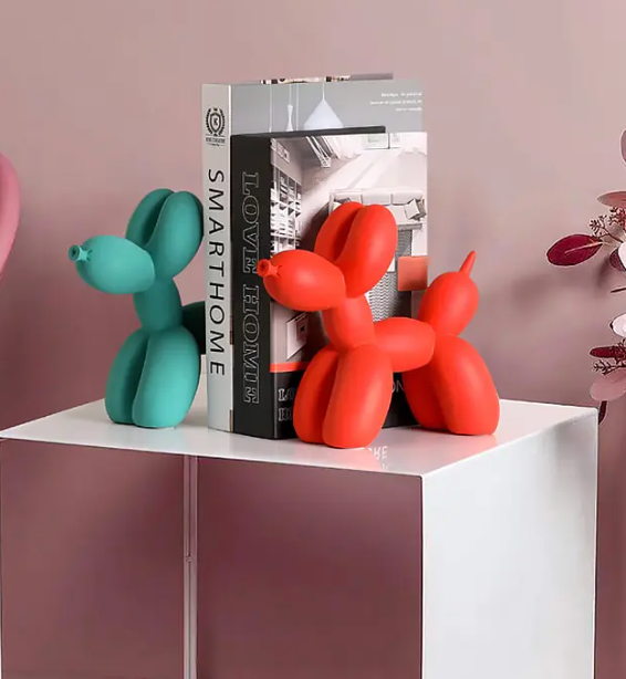 Matte Color Balloon Dog Statue