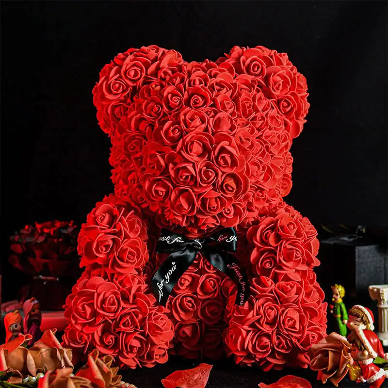 Flower Rose Teddy Bear