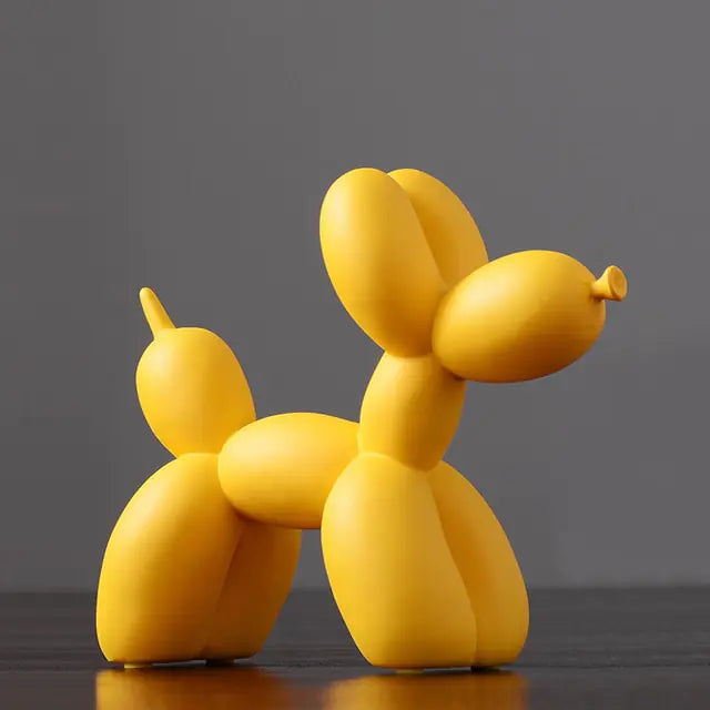 Matte Color Balloon Dog Statue