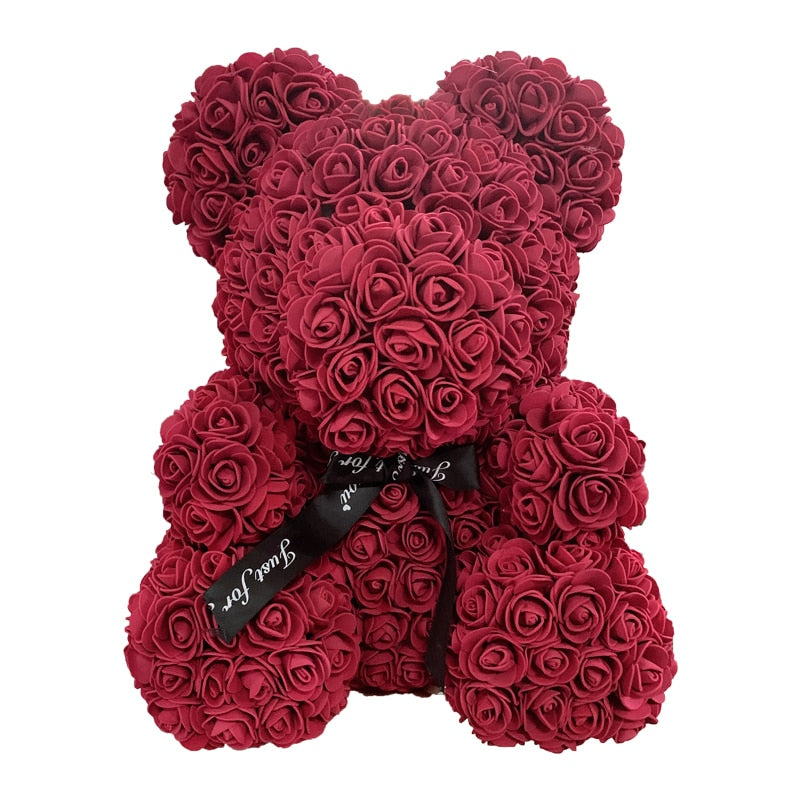 Flower Rose Teddy Bear