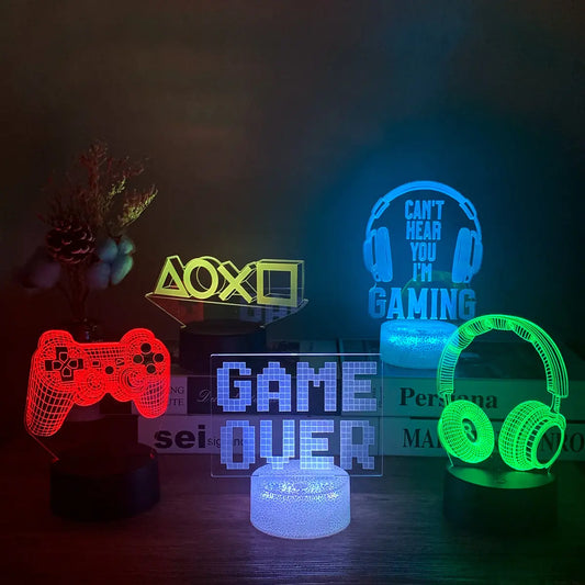 3D LED Gaming Lamp 7 colors