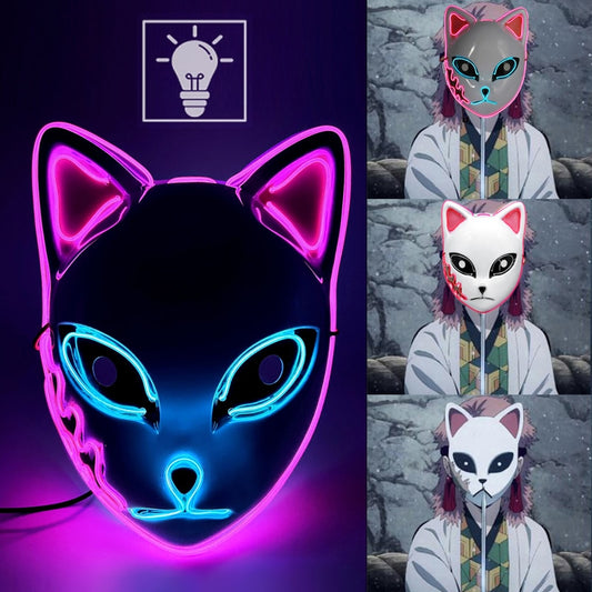 LED Glowing Cat Face Mask