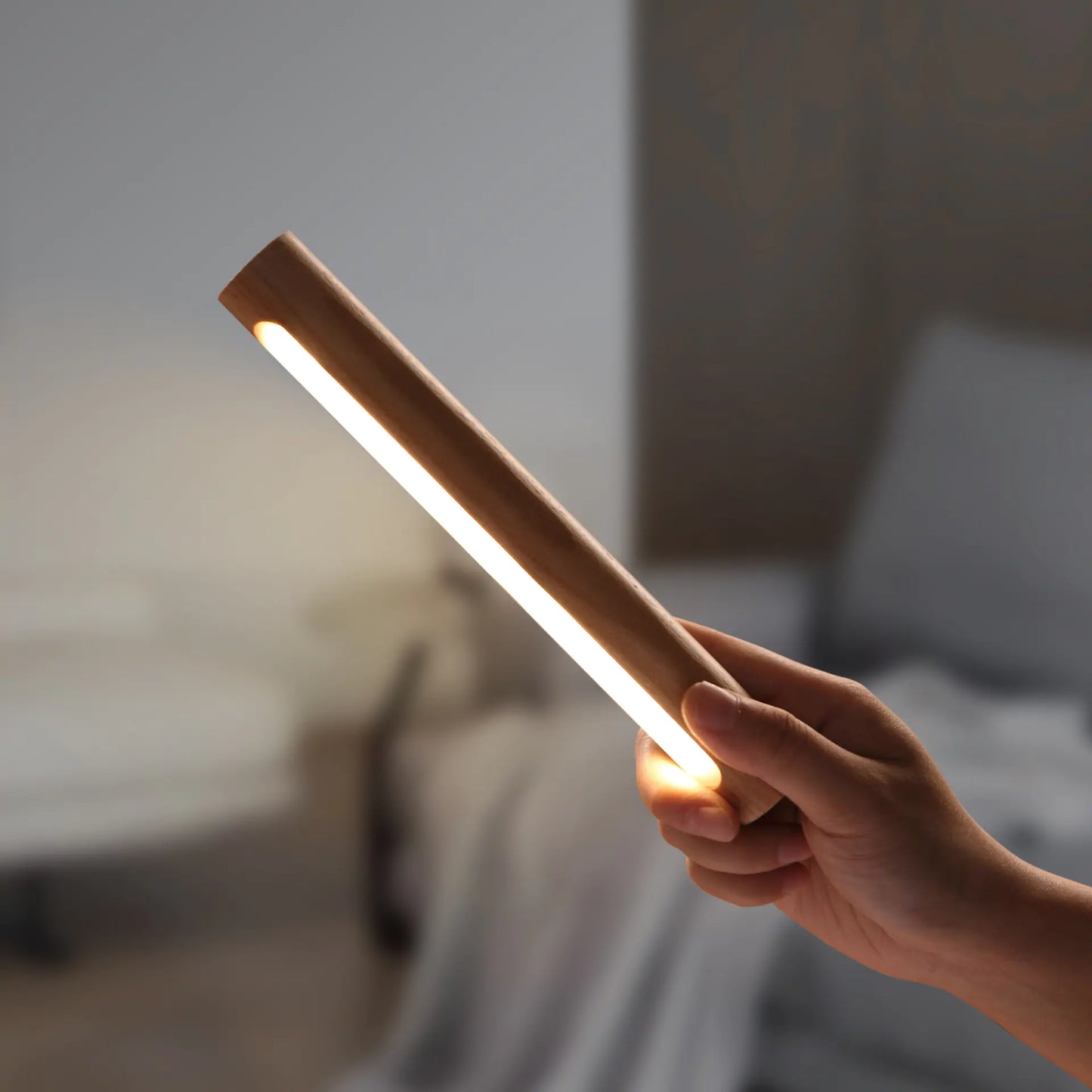 Magnetic Wooden Desk Lamp